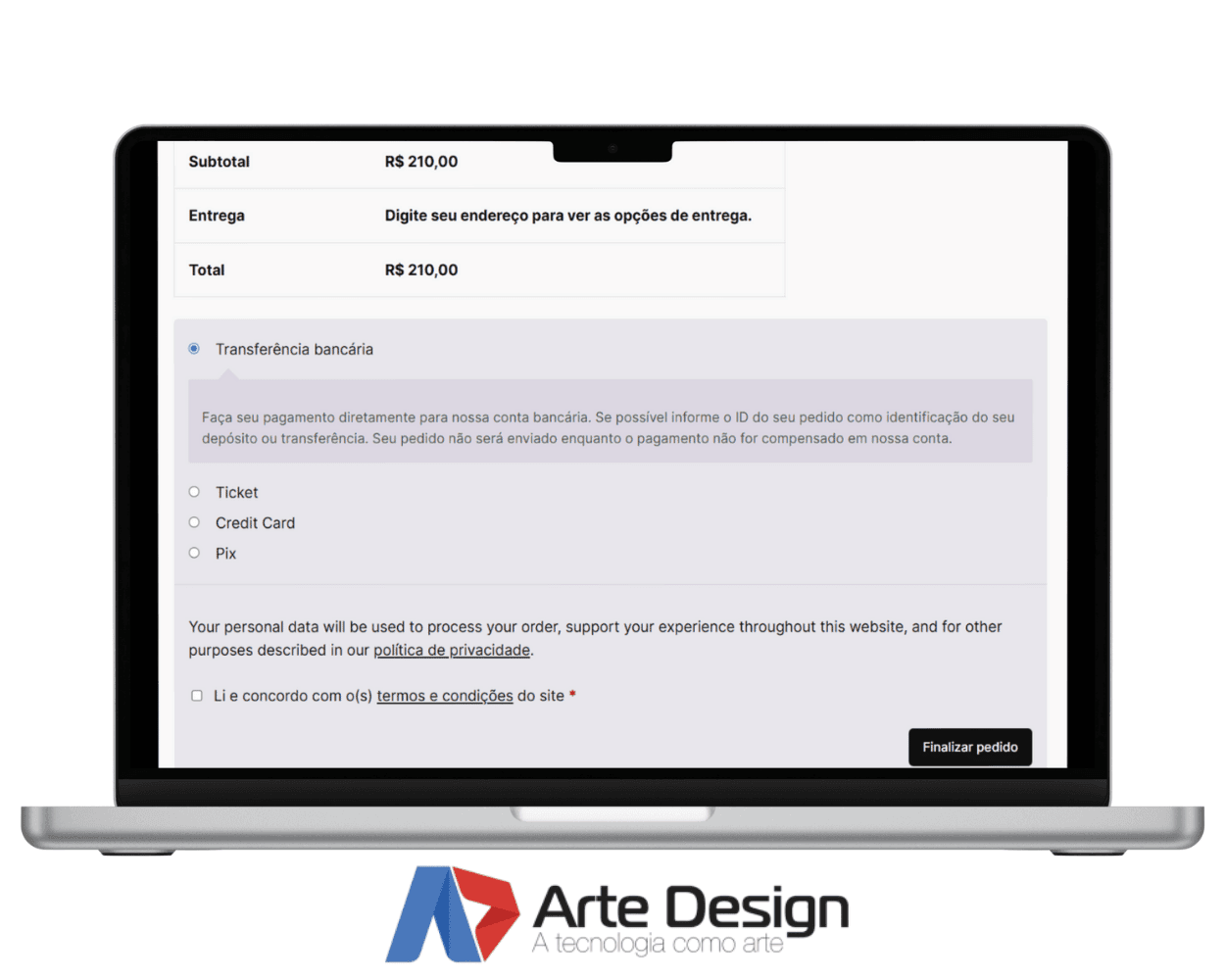 História real: Checkout transparente do Assas não aparece na loja virtual do WooCommerce 1 checkout com forma de pagamento